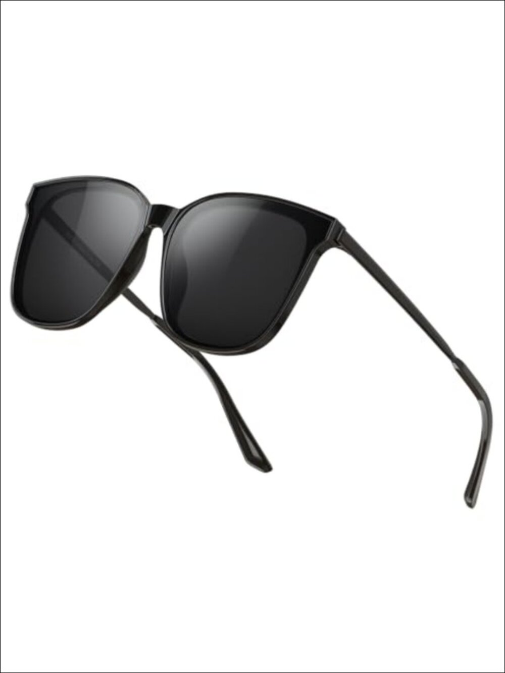 Oversized Polarized UV400 Lightweight Round Sunglasses